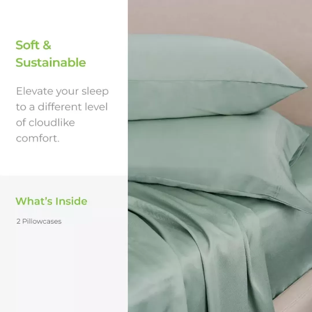 Cariloha Classic 2-Piece Twill Pillowcase Set