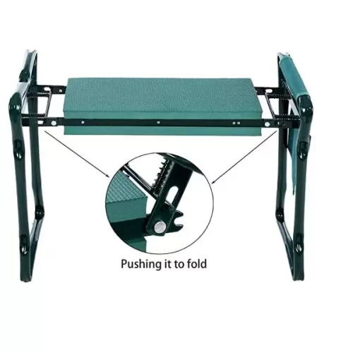 Garden Bench and Kneeler Stools Gardening With Side Bag Pockets for Tools, Portable and Lightweight, Great Gift For Gardeners