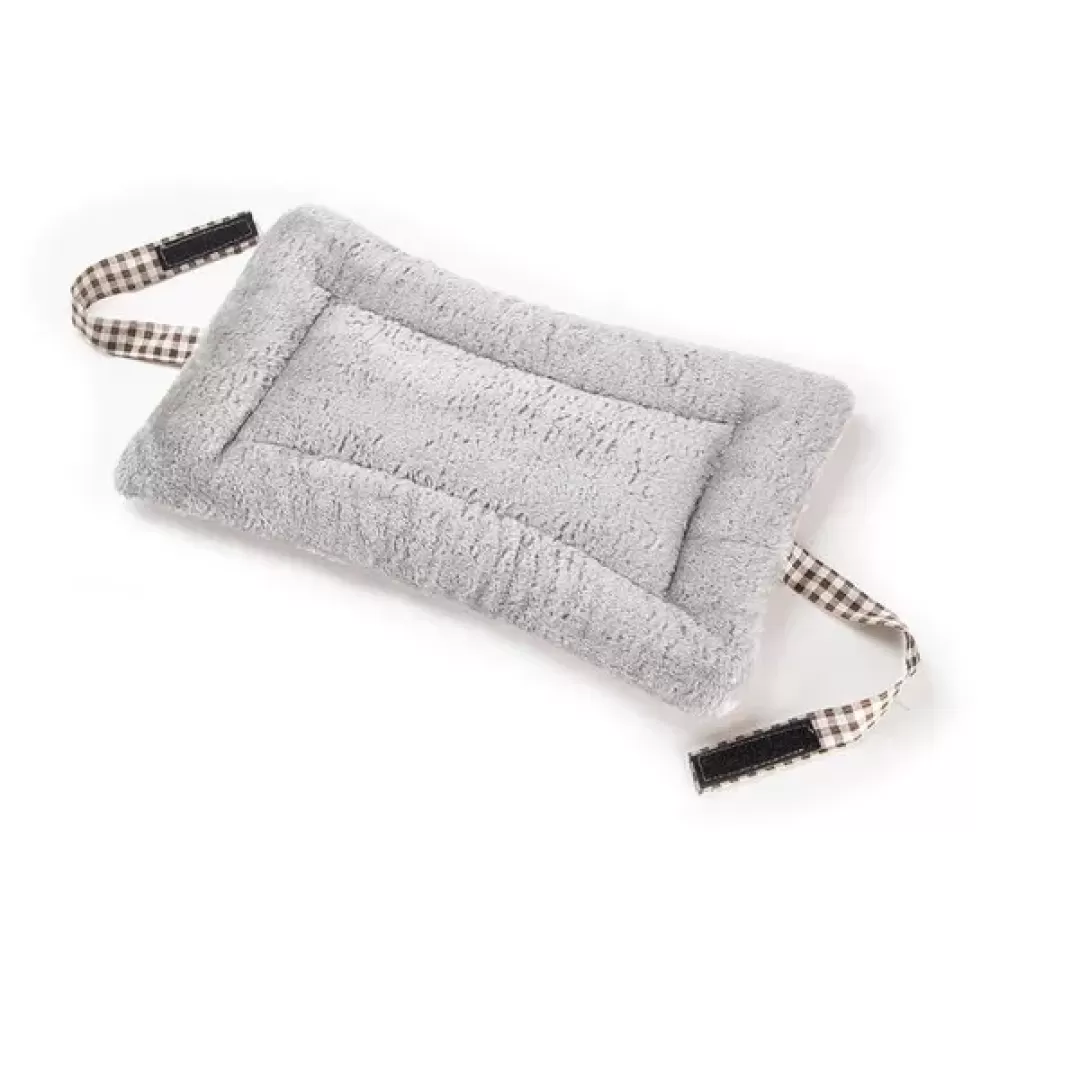 MPM Cat Window Hammock - Grey | Space Saving Cat Perch, Resting Shelf Sunny Seat for Indoor Cats, Perfect for Sunbathing, Napping, Overlooking