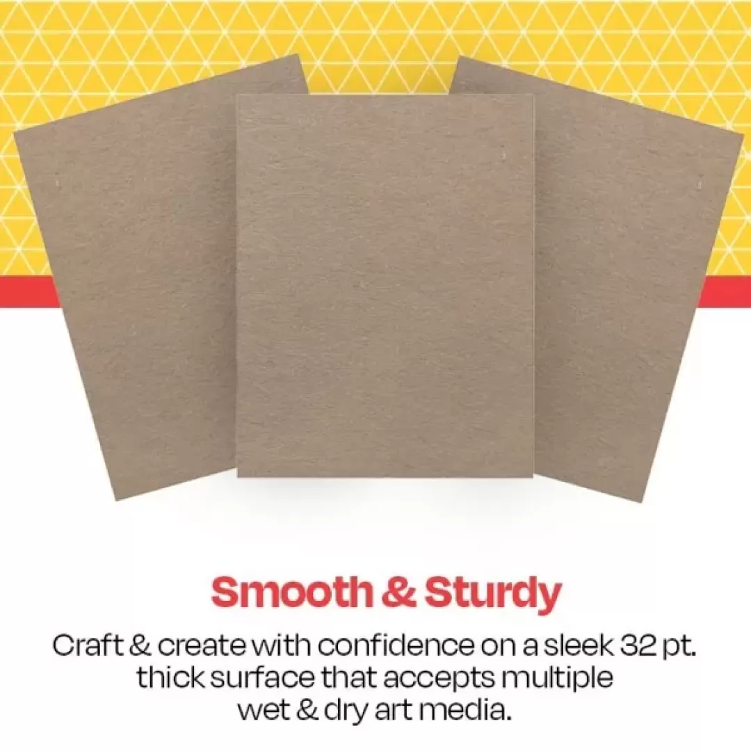 School Smart Multi-Purpose Chipboard, 26 x 38 Inches, Gray, 32 Pt, Pack of 10