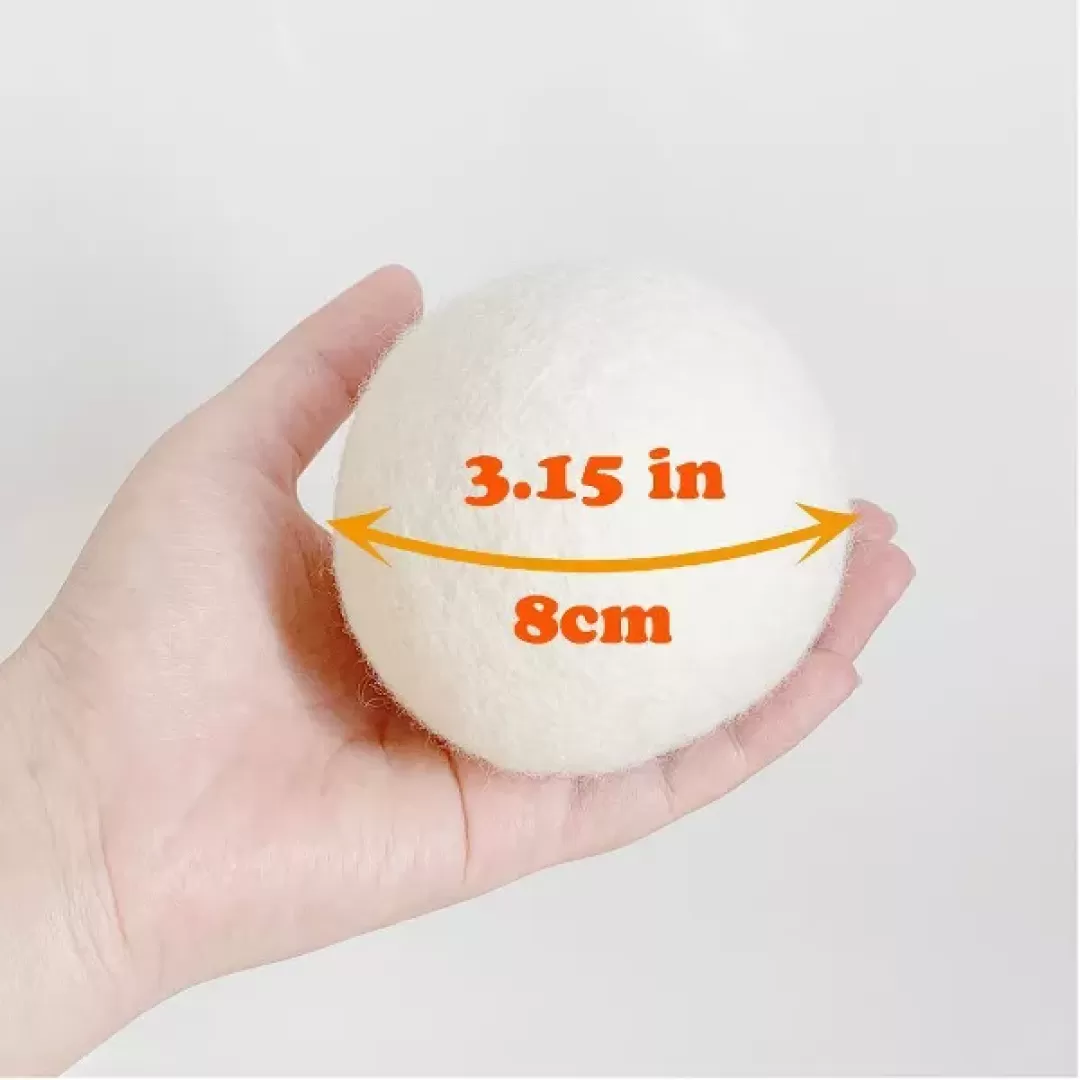 Maison Products XXL Wool Dryer Balls 3 Pack - Largest Size Balls Available