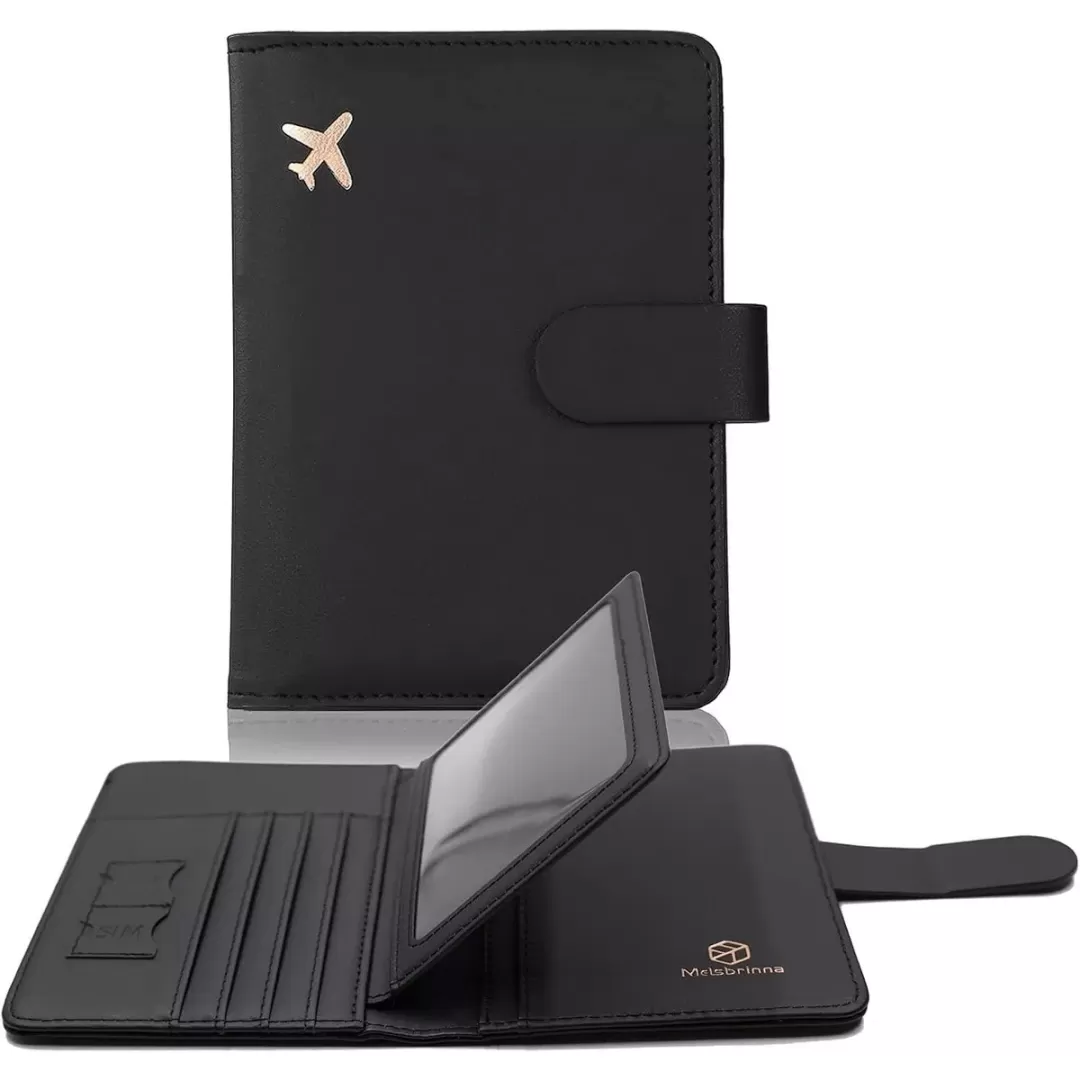 Maison Products RFID-Blocking Passport Holder & Travel Organizer with Waterproof Design for Ultimate Security and Convenience