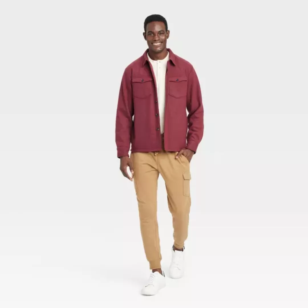 Men's Long Sleeve Shirt Jacket - Goodfellow & Co™