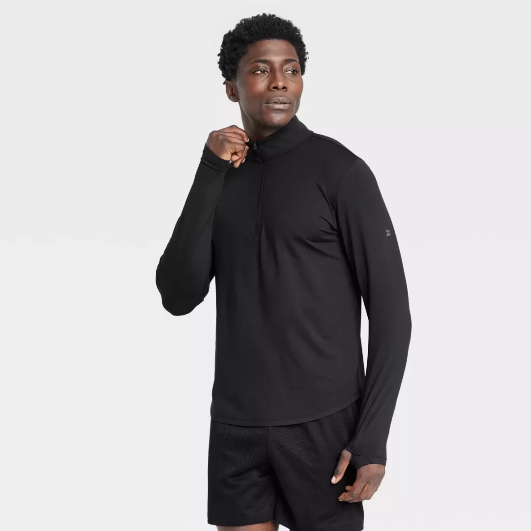 Men's Soft Stretch Zip Top