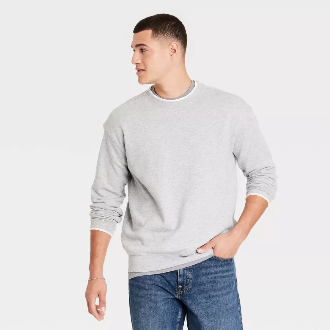 Men's French Terry Pullover Sweatshirt