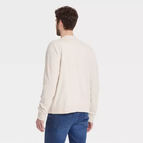 Men's V-Neck Cardigan Sweater