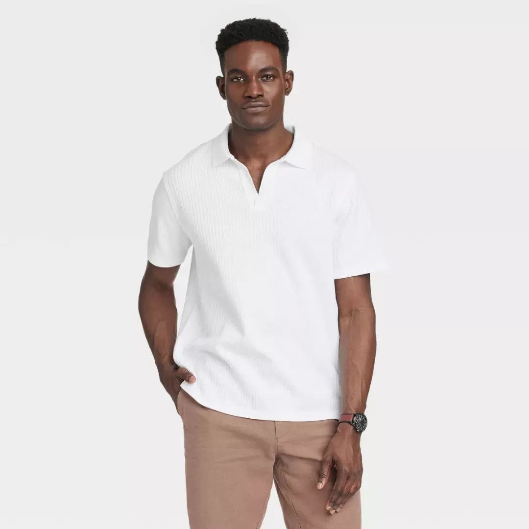 Men's Regular Fit Johnny Collared Polo Shirt