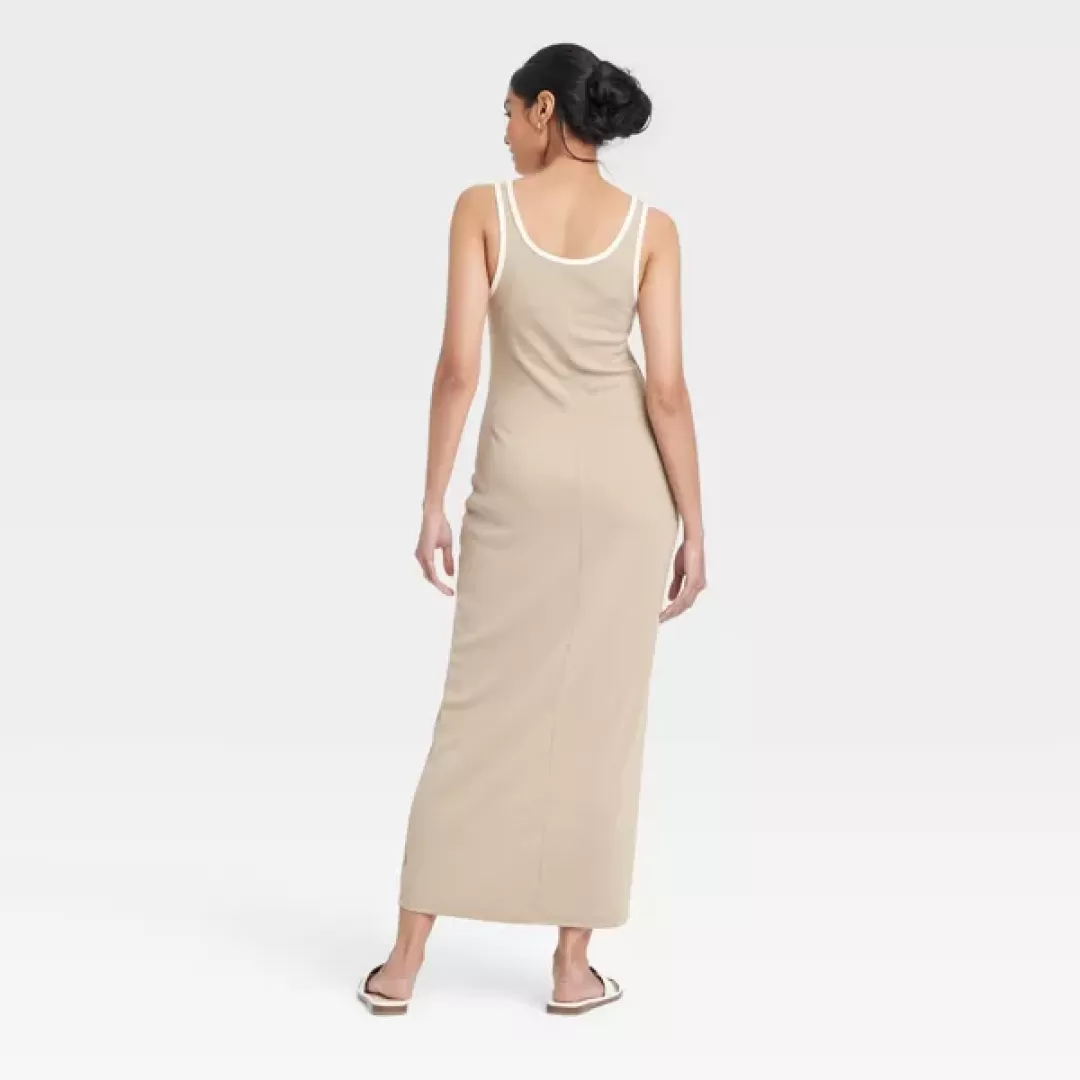Women's Knit Midi Tank Dress