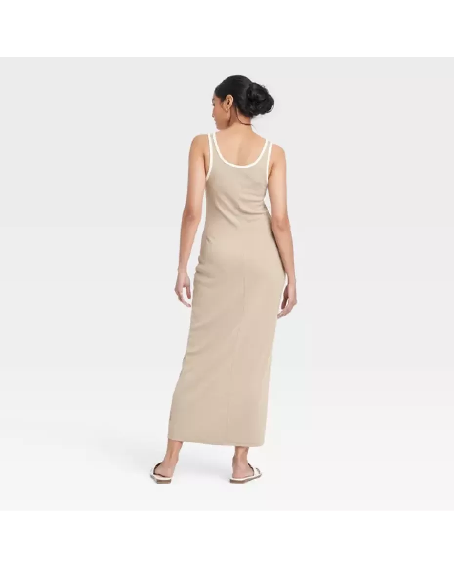 Women's Knit Midi Tank Dress