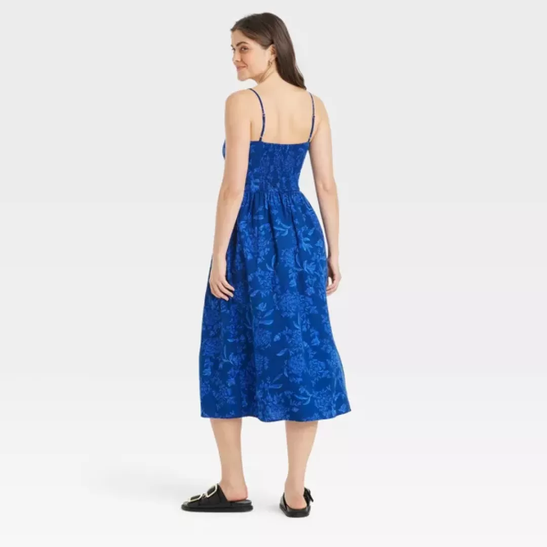 Women's Corset Midi A-Line Dress