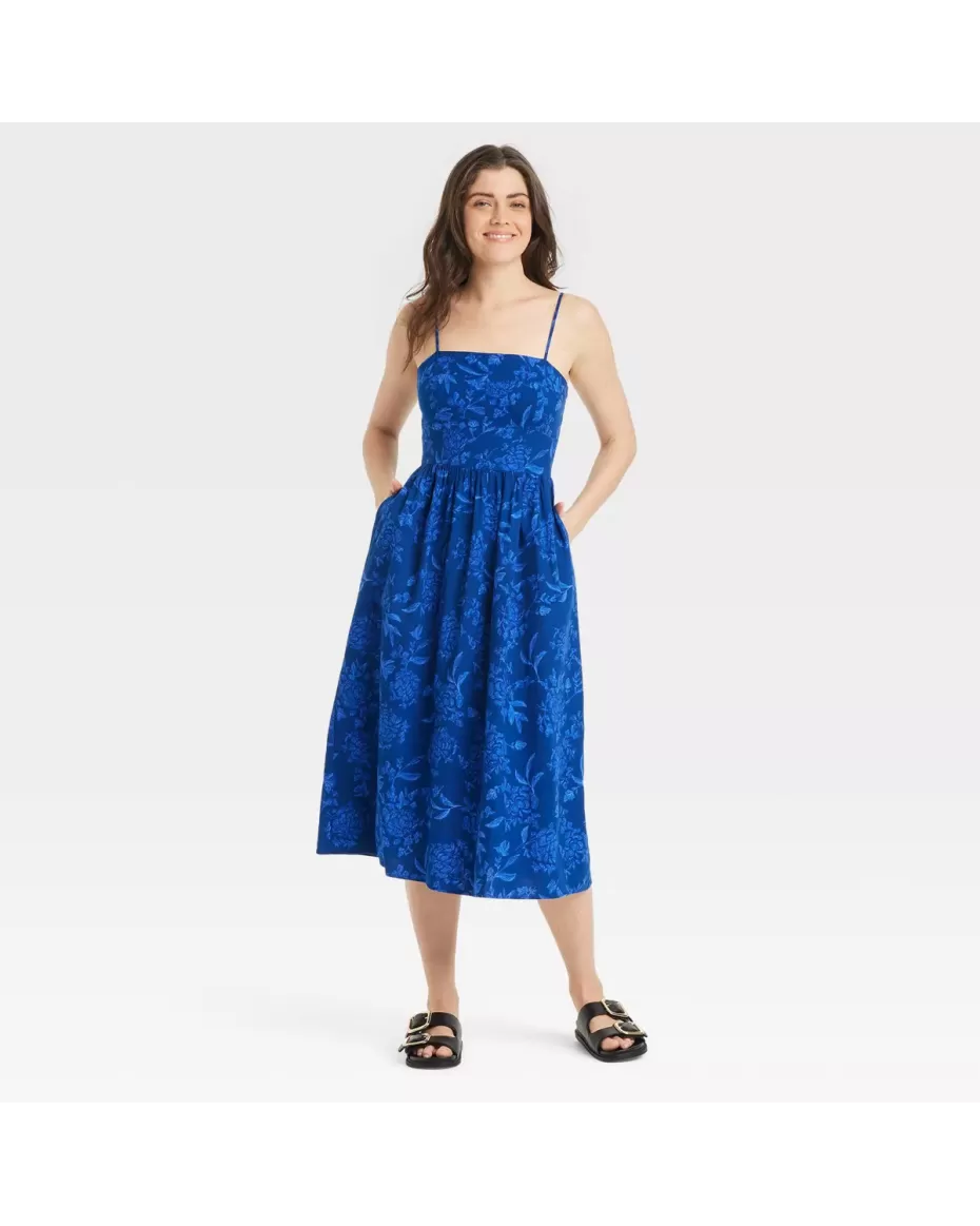 Women's Corset Midi A-Line Dress